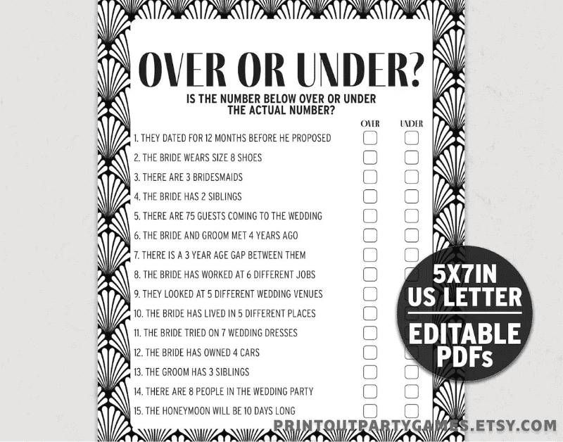 5 New Fun Bridal Shower Games for 2023 5 New Fun Bridal Shower Games for 2023