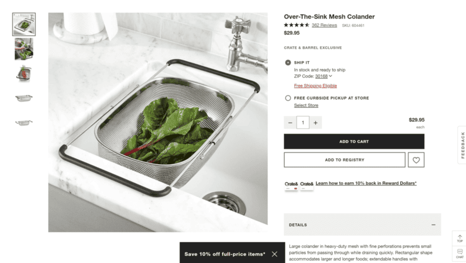 How to Sign Up for Your Crate & Barrel Wedding Registry crate & barrell wedding registry